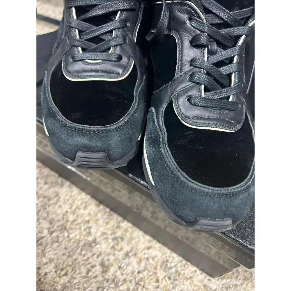 Chanel black sneakers size 36